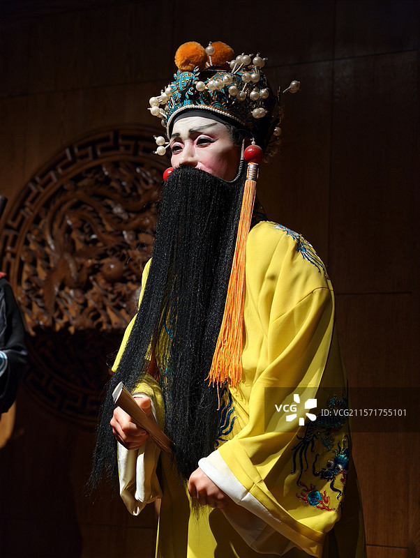 京剧戏曲扮相蜡像图片素材