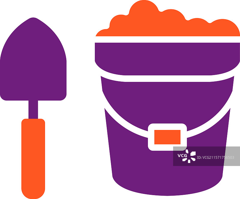 沙桶图标设计图片素材