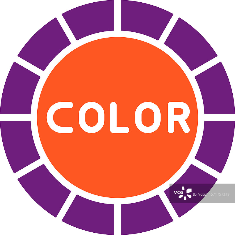 色轮图标设计图片素材