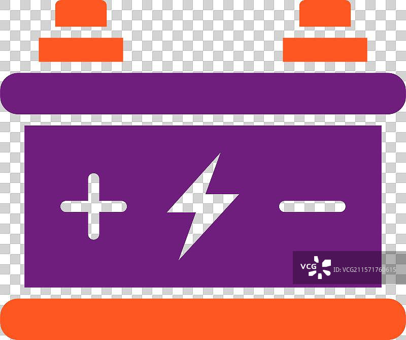 汽车电池图标设计图片素材