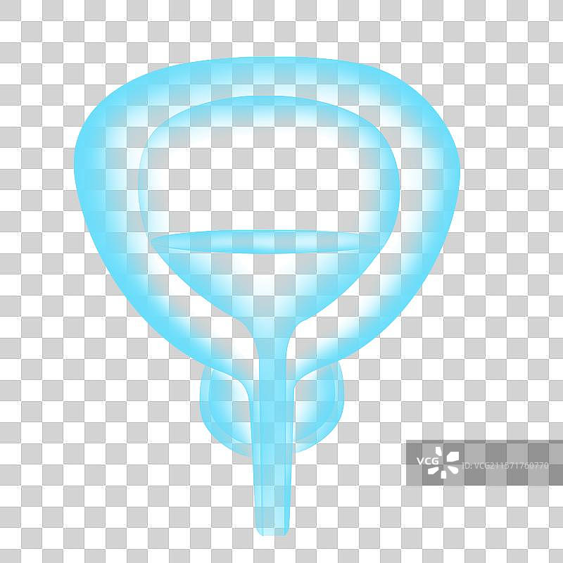 前例腺男科泌尿外科前例腺炎前列腺增生扫描x光蓝色医疗图片素材