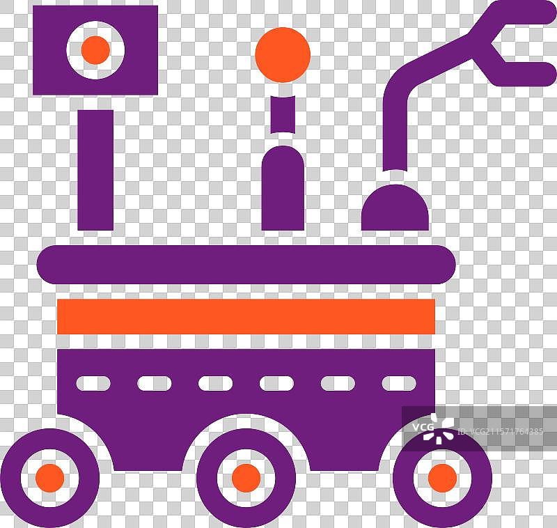 火星探测器图标设计图片素材