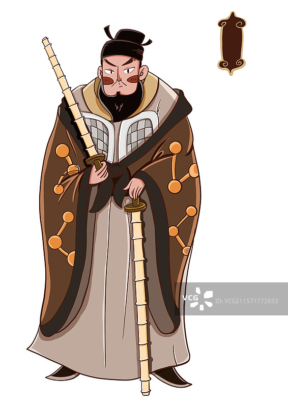 四大名著水浒传 双鞭 呼延均图片素材