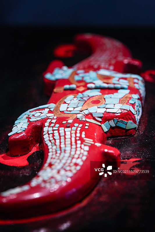 武汉盘龙城国家考古遗址公园-盘龙城遗址博物院-常设展览展品及展览现场图片素材