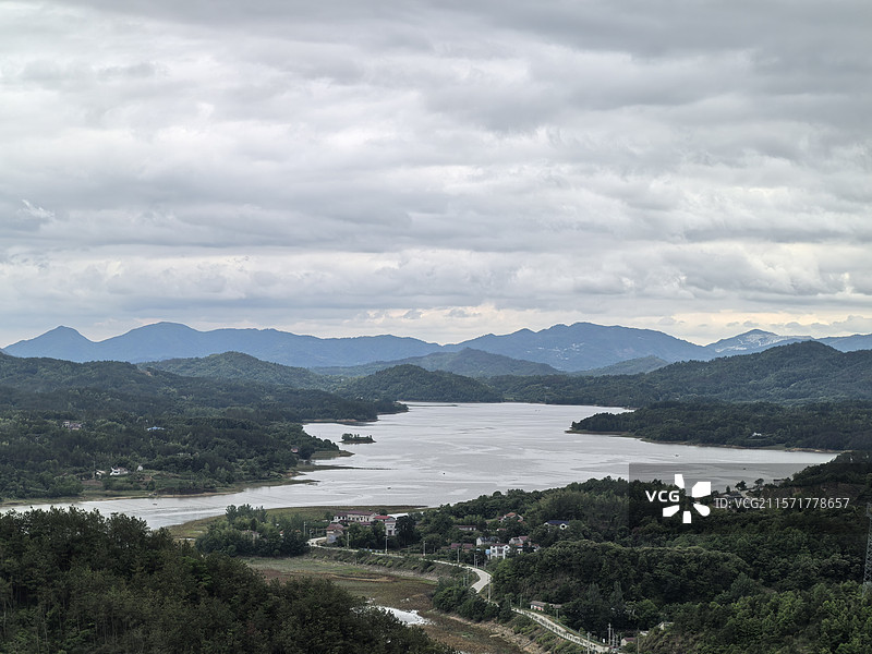 英山四季花海图片素材