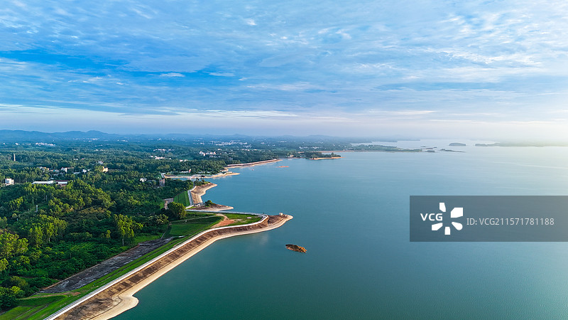 廉江市河唇镇鹤地水库图片素材