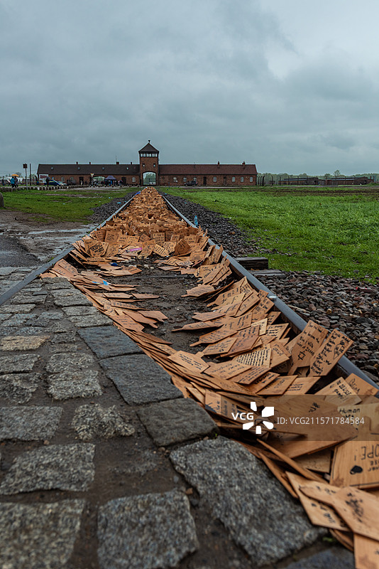 奥斯维辛集中营比克瑙（二号营区）图片素材