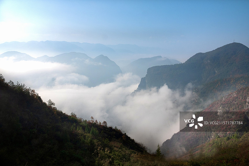 烟岚云岫图片素材