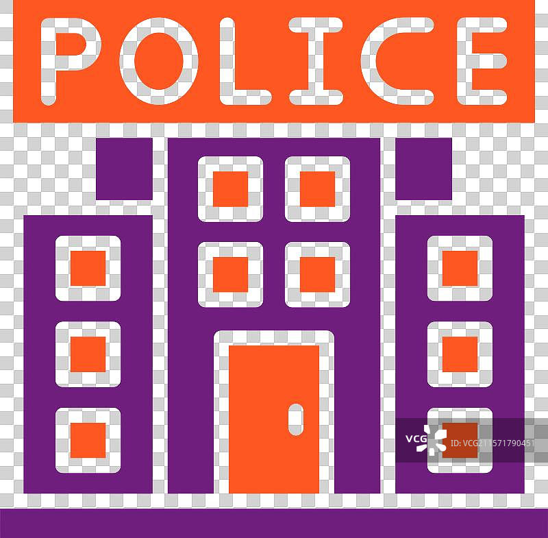 警察局图标设计图片素材