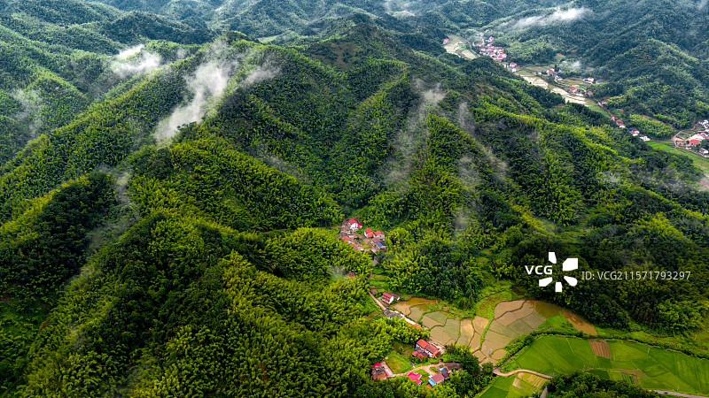 湖南岳阳临湘乡村风光图片素材