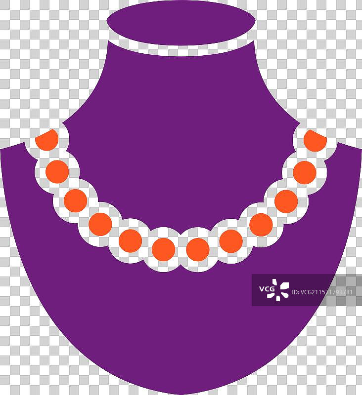 珍珠项链图标设计图片素材