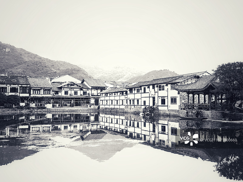 温州永嘉县苍坡古村图片素材