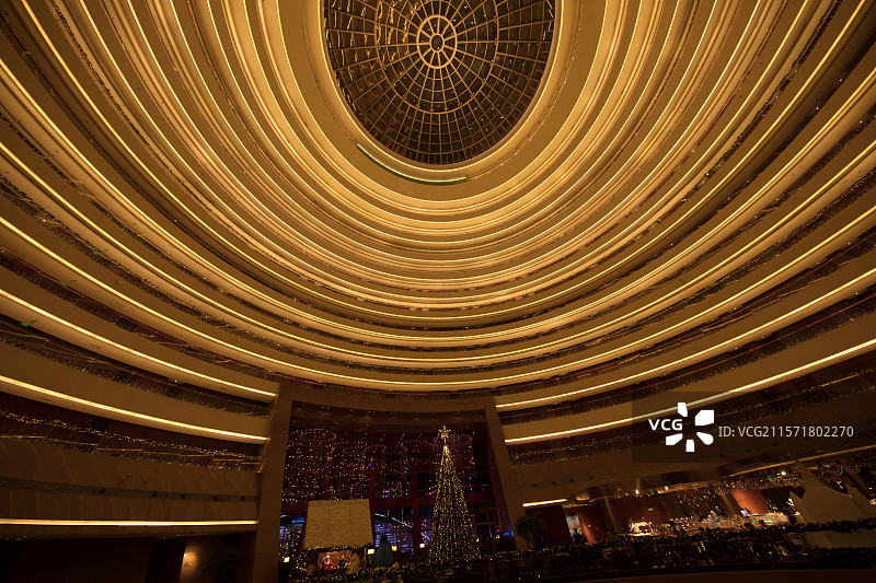 圆形建筑内部图片素材