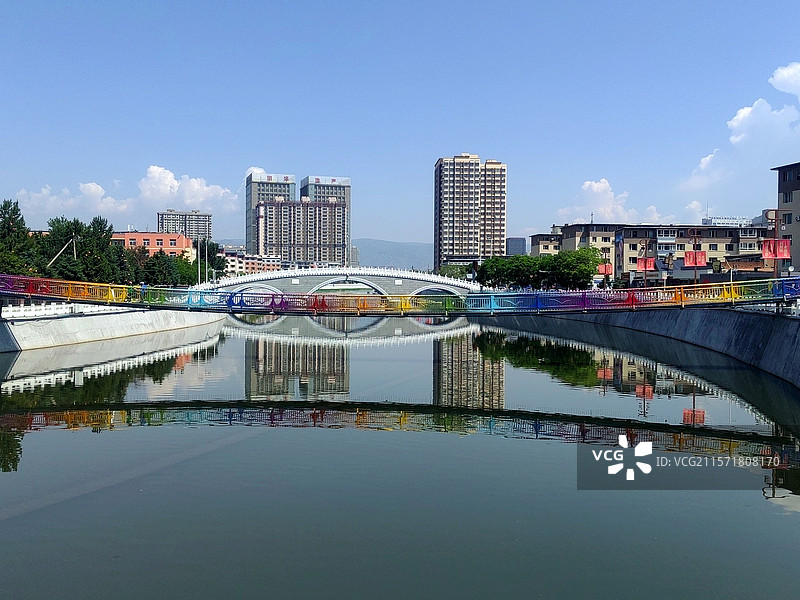 庆凯桥——拍摄于呼和浩特回民区图片素材