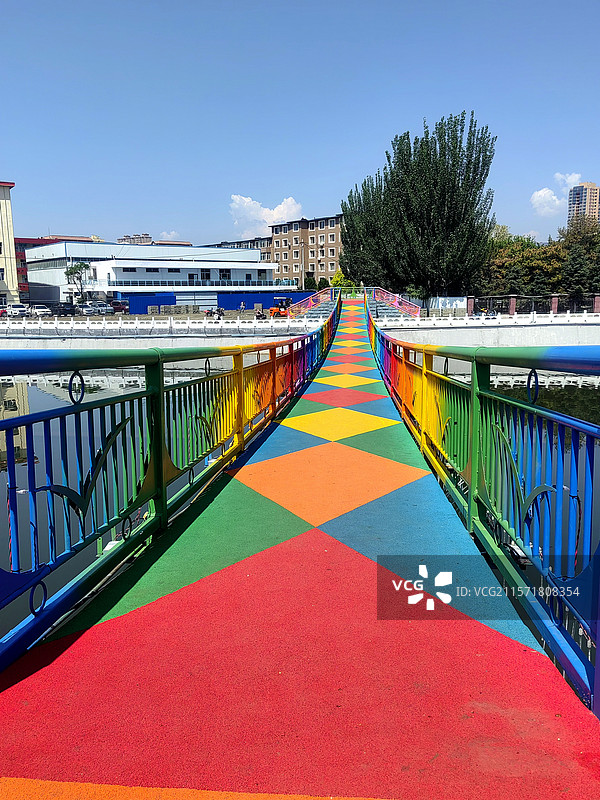 彩虹桥——拍摄于呼和浩特回民区图片素材