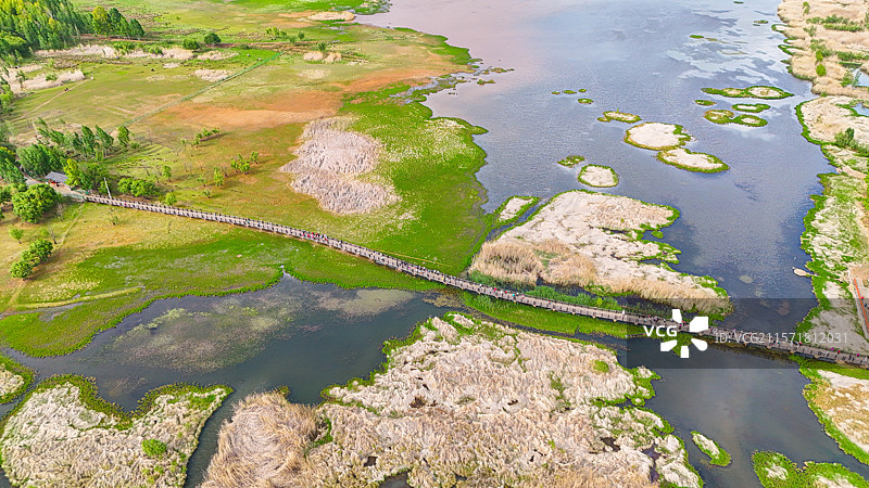 泸沽湖草海图片素材