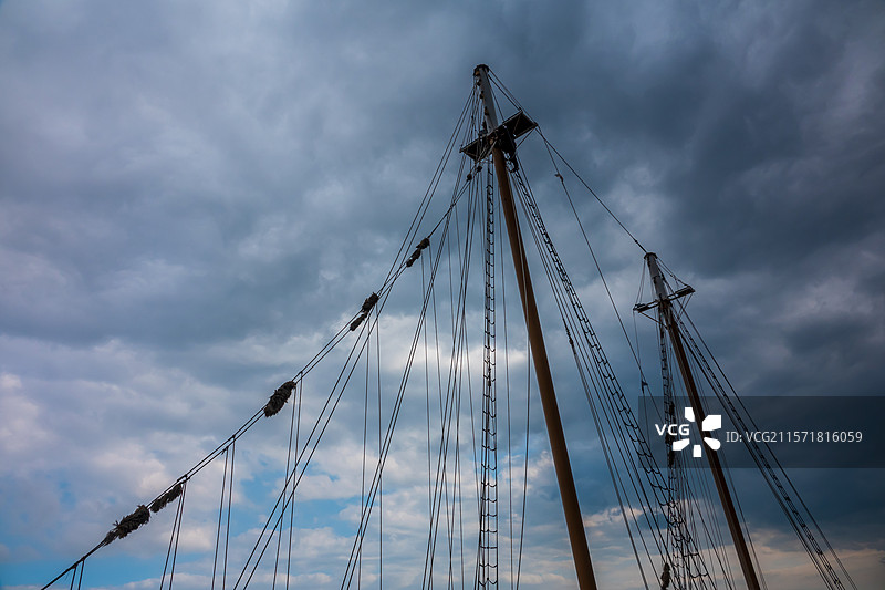 纽约的滨河公园—南街港17号码头（PIER17）图片素材