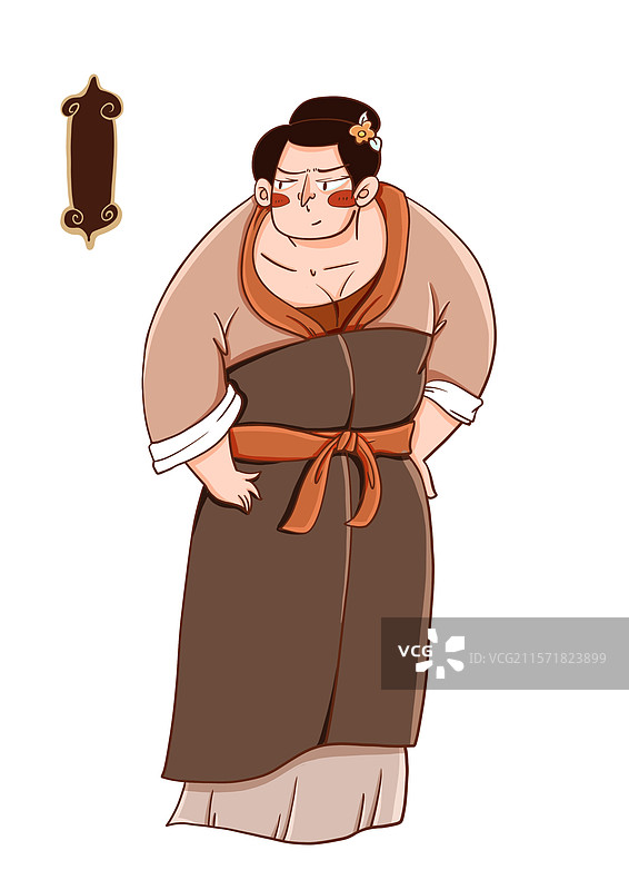 四大名著 水浒传 母大虫 孙二娘图片素材