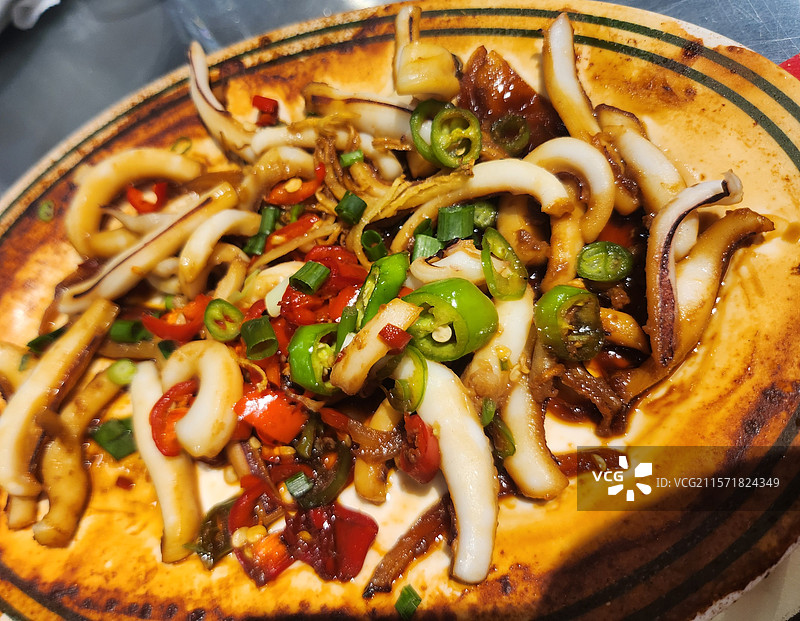 干蒸鱿鱼图片素材