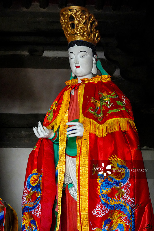 山西省吕梁市柳林县，香严寺毗卢殿图片素材