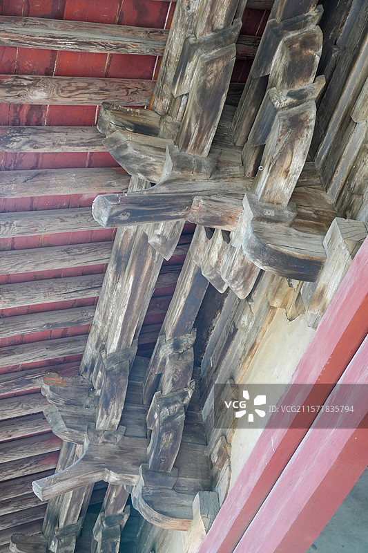 山西省吕梁市柳林县，香严寺毗卢殿图片素材