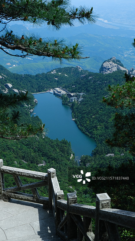 天柱山炼丹湖图片素材