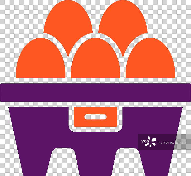 鸡蛋盒图标设计图片素材