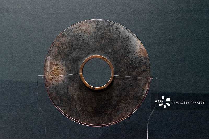 北京大运河博物馆看见殷商展玉璧商代成都市金沙遗址出土成都金沙遗址博物馆藏品图片素材