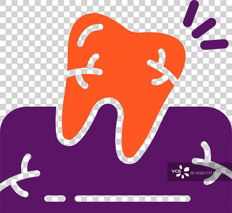 智慧牙图标设计图片素材