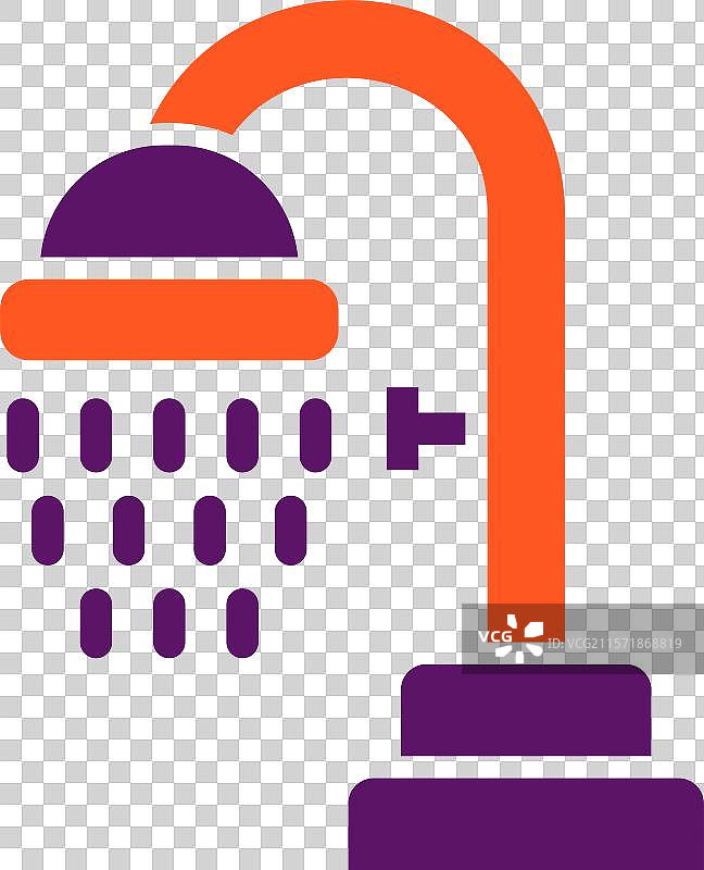 淋浴图标设计图片素材