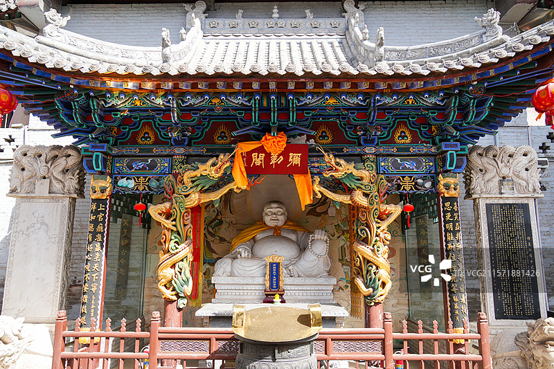 山西省吕梁市柳林县，双塔寺图片素材