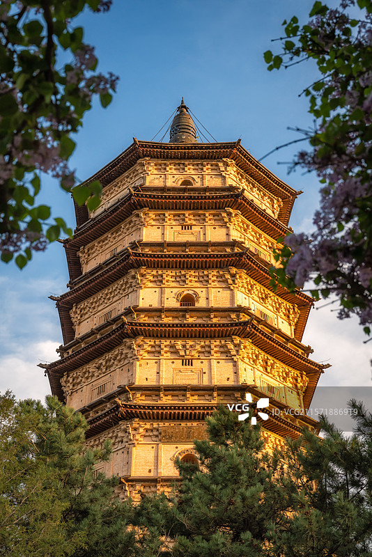 内蒙古呼和浩特白塔图片素材