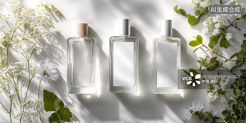 【AI数字艺术】植物精华 香水图片素材