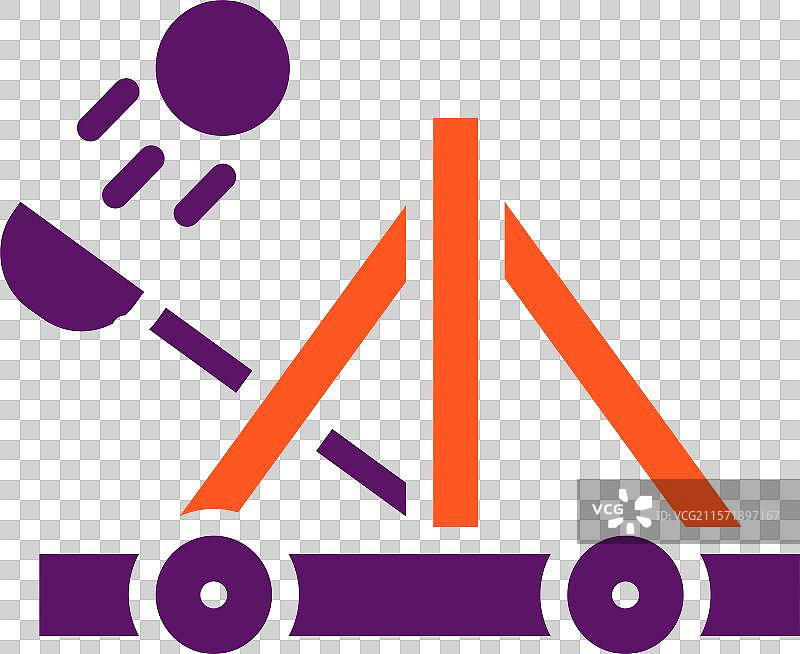 投石机图标设计图片素材