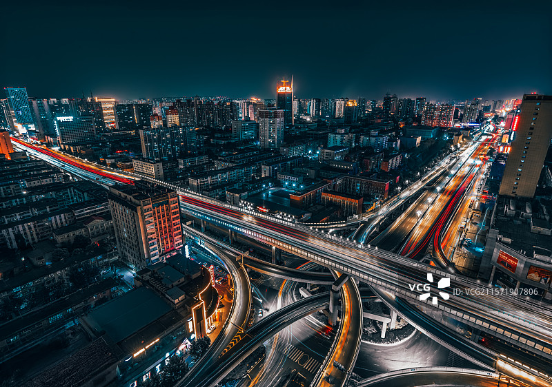 洛阳王城大道立交桥图片素材