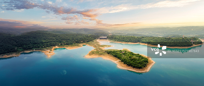 荆门漳河观音寺大坝图片素材
