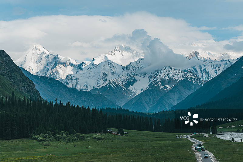 夏塔转运桥风光图片素材
