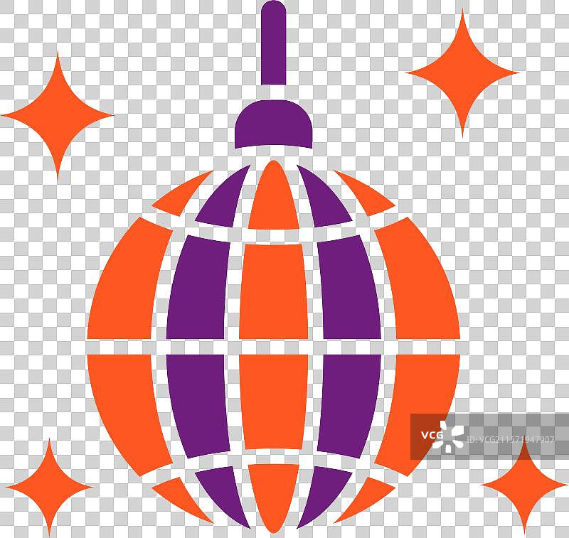 迪斯科球图标设计图片素材