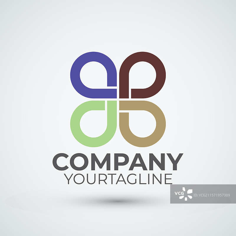 现代社区标志设计图标模板图片素材