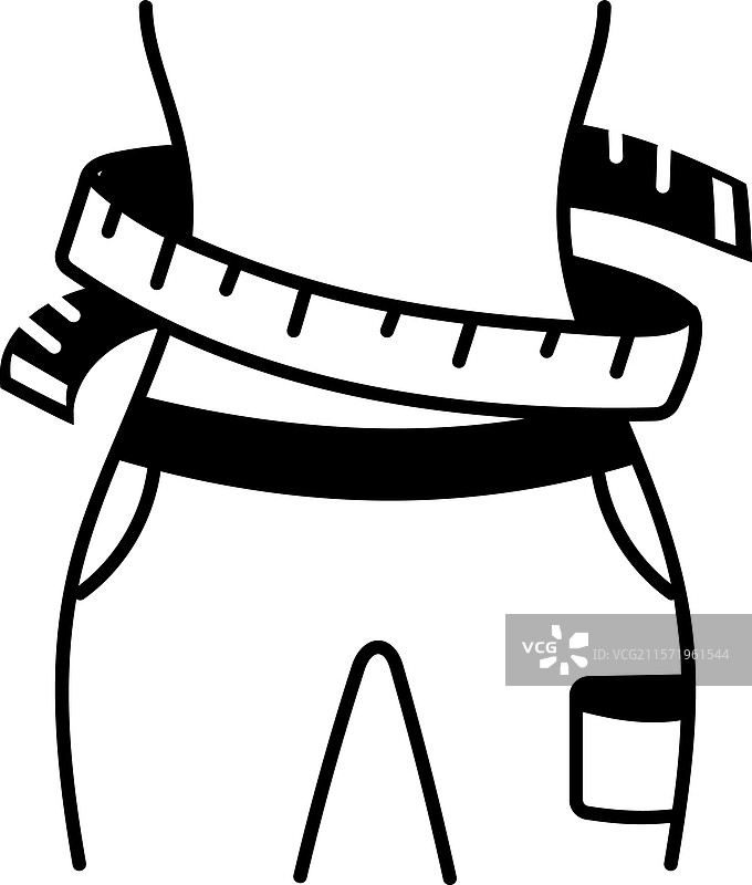 手绘的健身追踪器图标图片素材