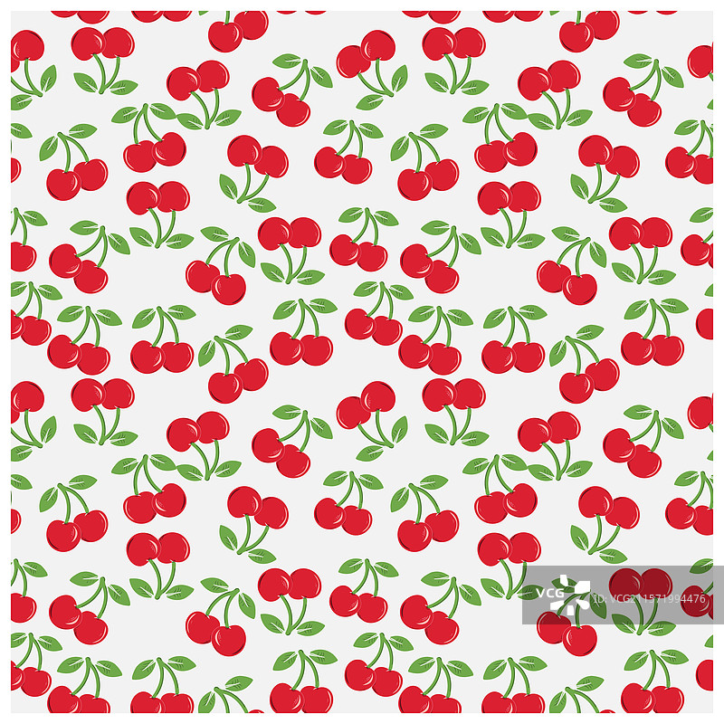 重复的水果形状印花图案图片素材