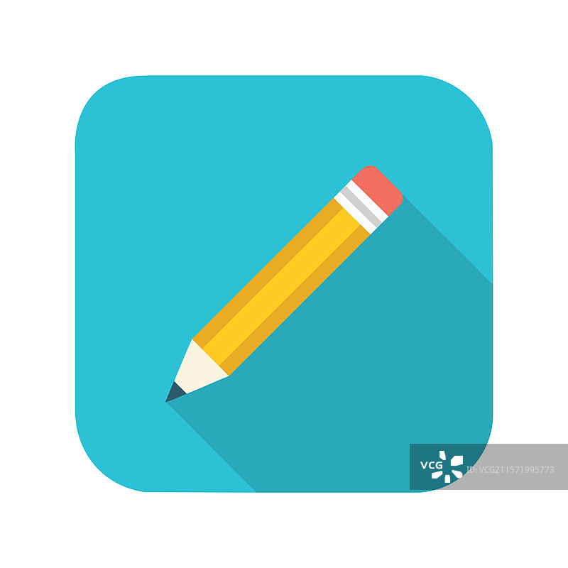 干净的铅笔编辑图标图片素材