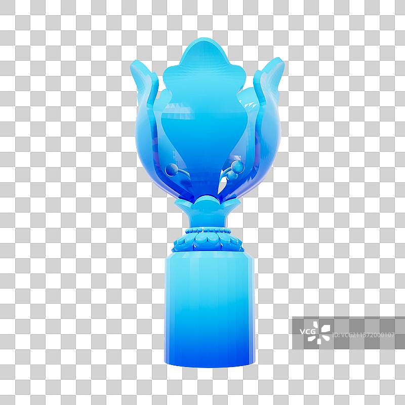 3D渲染的香港地标建筑香港金紫荆广场元素图片素材