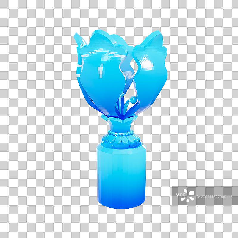 3D渲染的香港地标建筑香港金紫荆广场元素图片素材