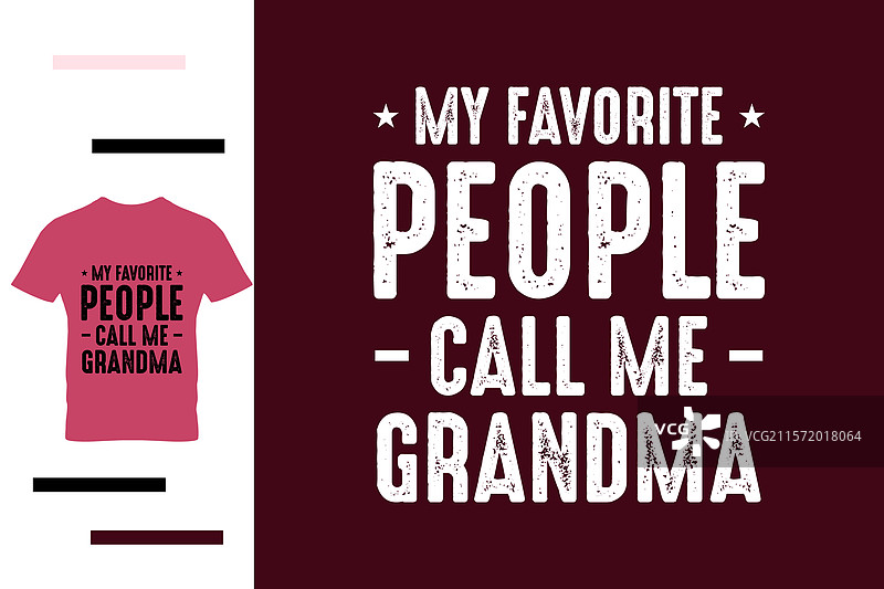 我最喜欢的人叫我奶奶 T 恤设计图片素材