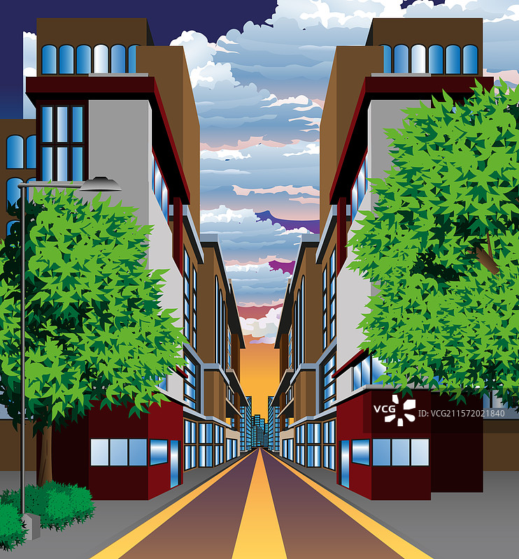 通往城市的背景概念图片素材