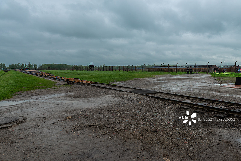 奥斯维辛集中营比克瑙（二号营区）图片素材