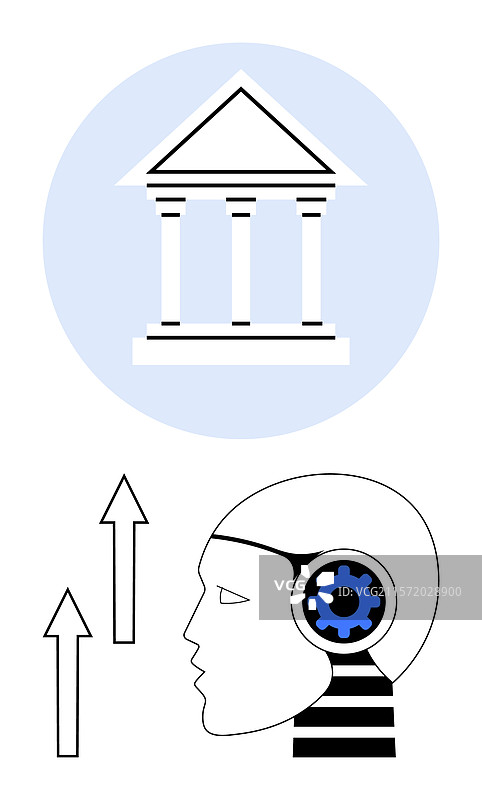 人工智能的进步图片素材
