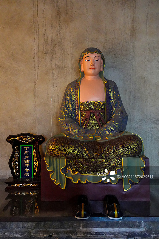山西省吕梁市柳林县，香严寺大雄宝殿图片素材