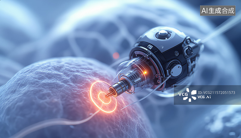 【AI数字艺术】靶向药物 纳米机器人 胶囊机器人图片素材